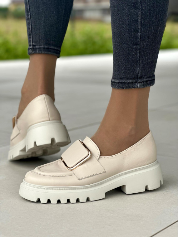 Damskie mokasyny skórzane OLEKSY Polskiej produkcji