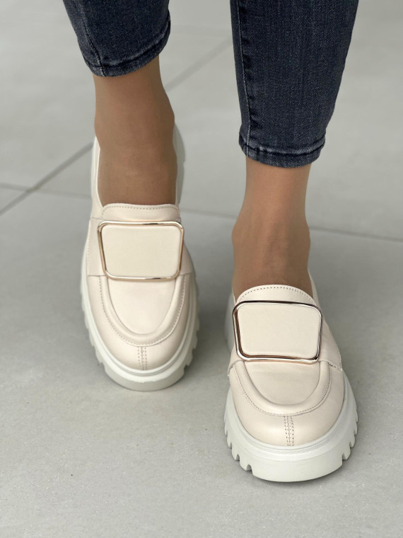 Damskie mokasyny skórzane OLEKSY Polskiej produkcji