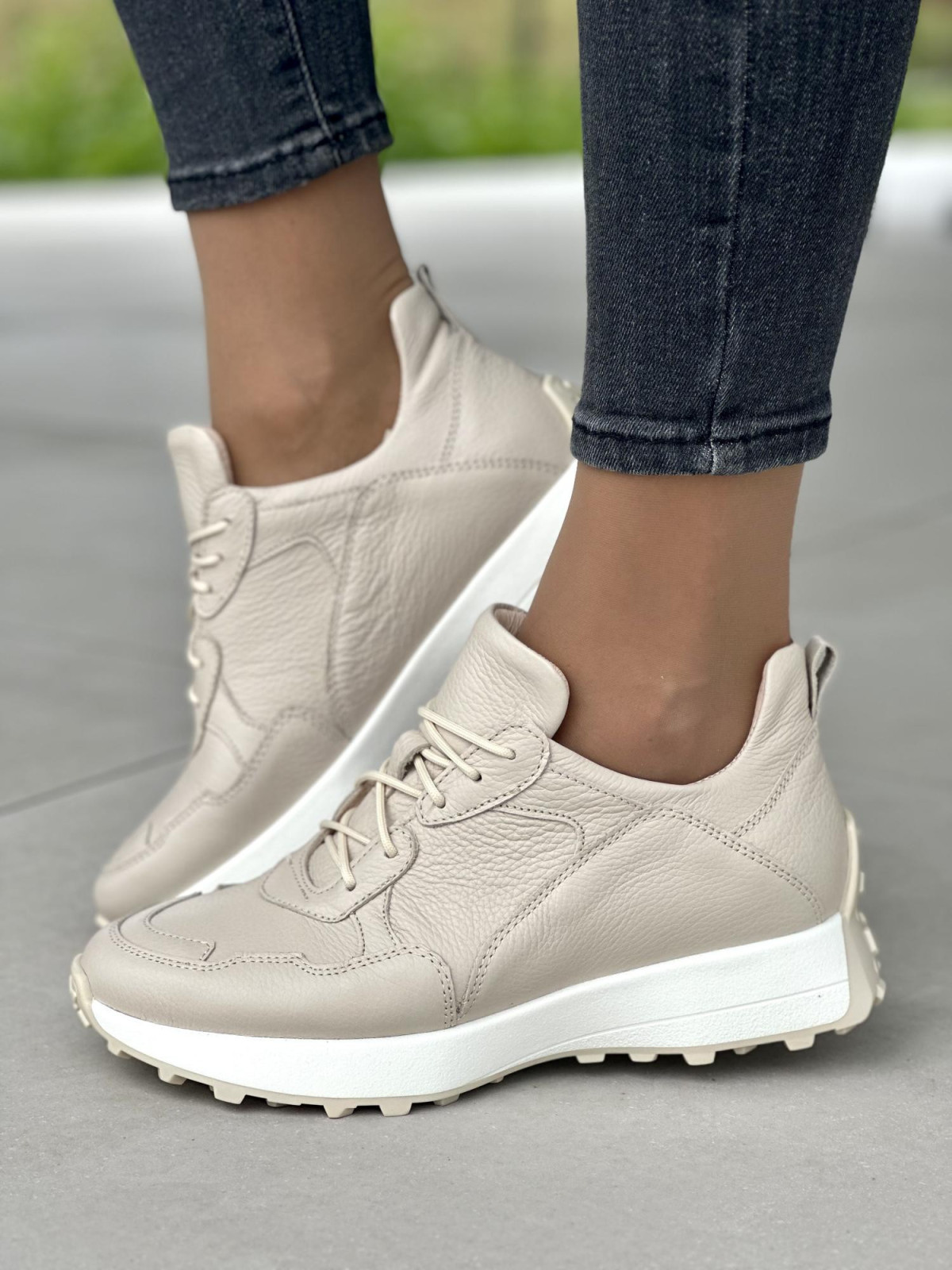 Damskie sneakersy skórzane OLEKSY Polskiej produkcji