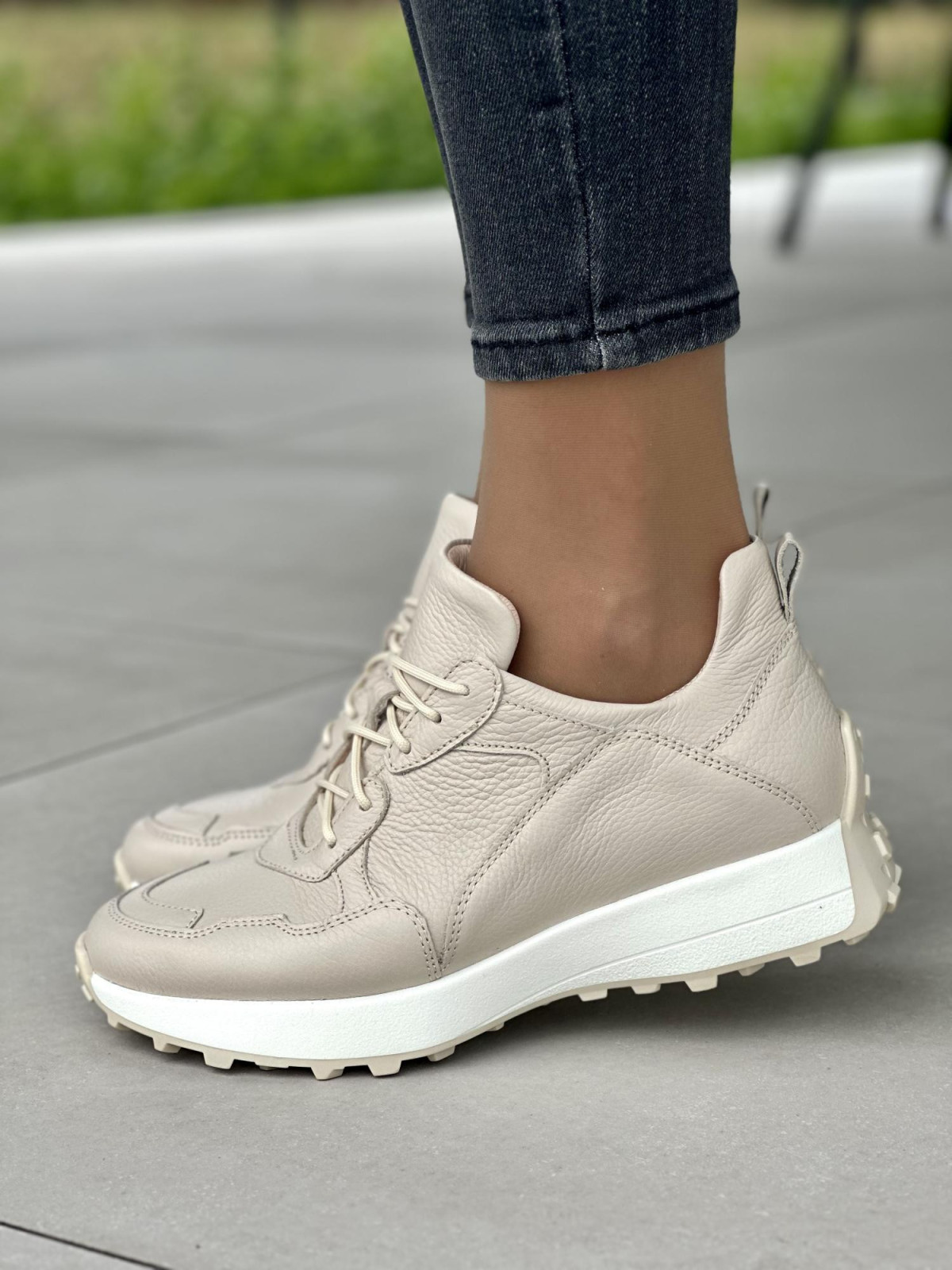 Damskie sneakersy skórzane OLEKSY Polskiej produkcji