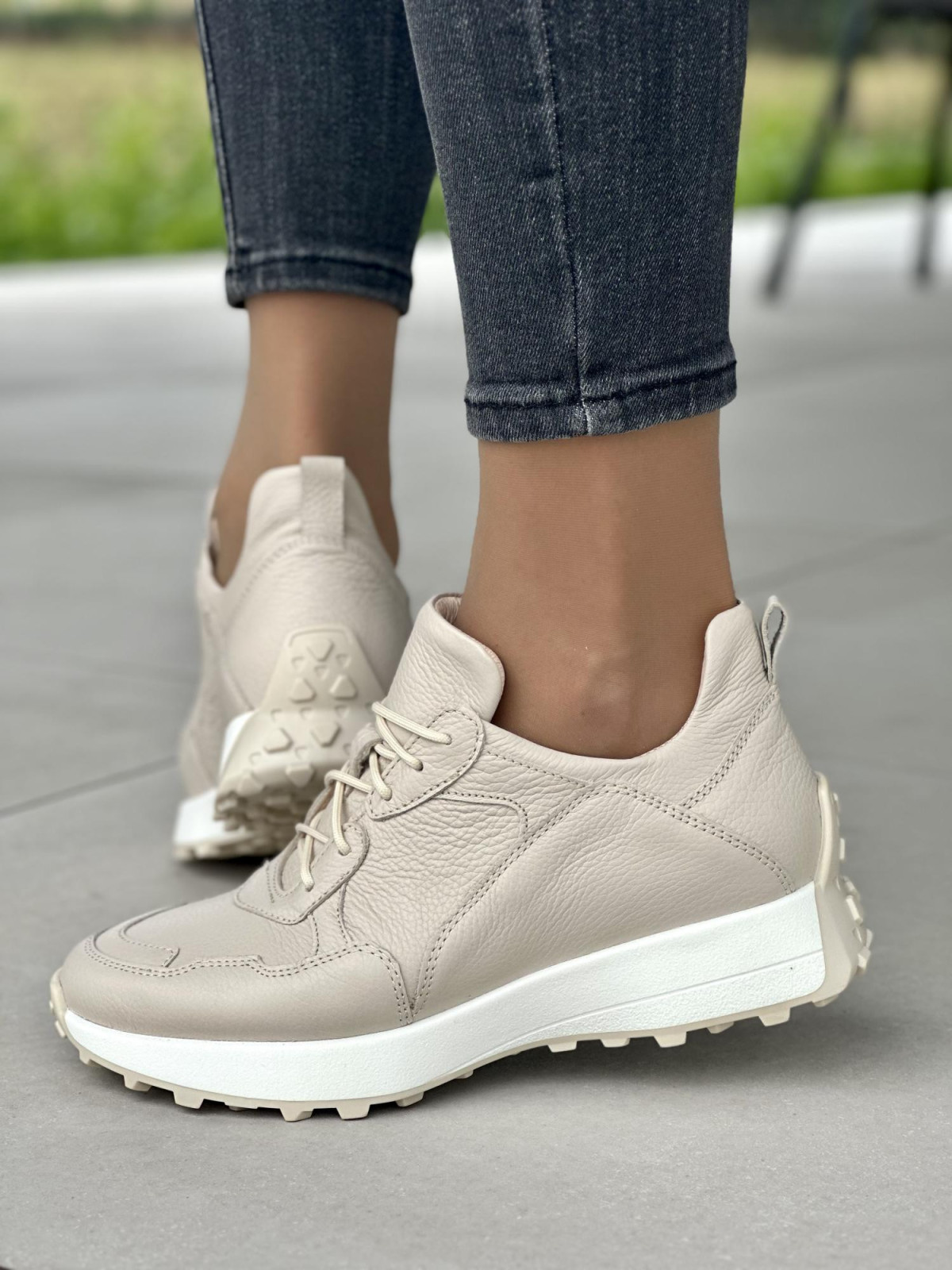 Damskie sneakersy skórzane OLEKSY Polskiej produkcji