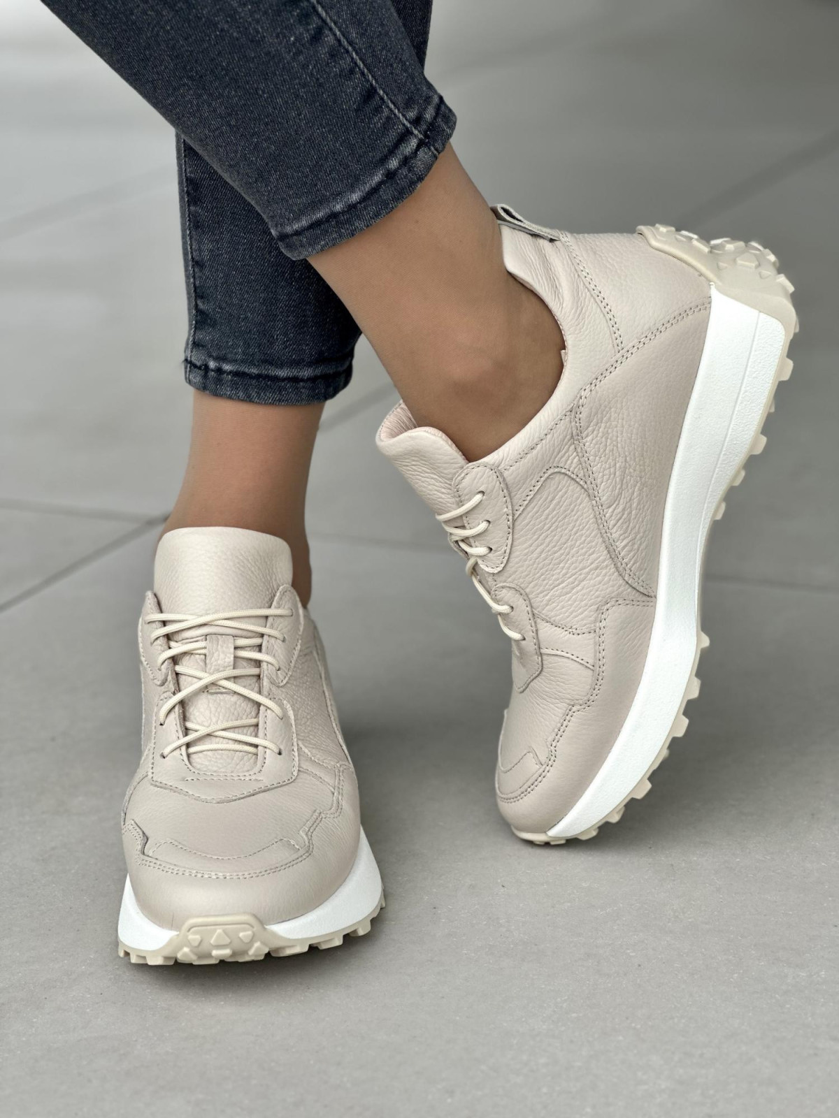 Damskie sneakersy skórzane OLEKSY Polskiej produkcji