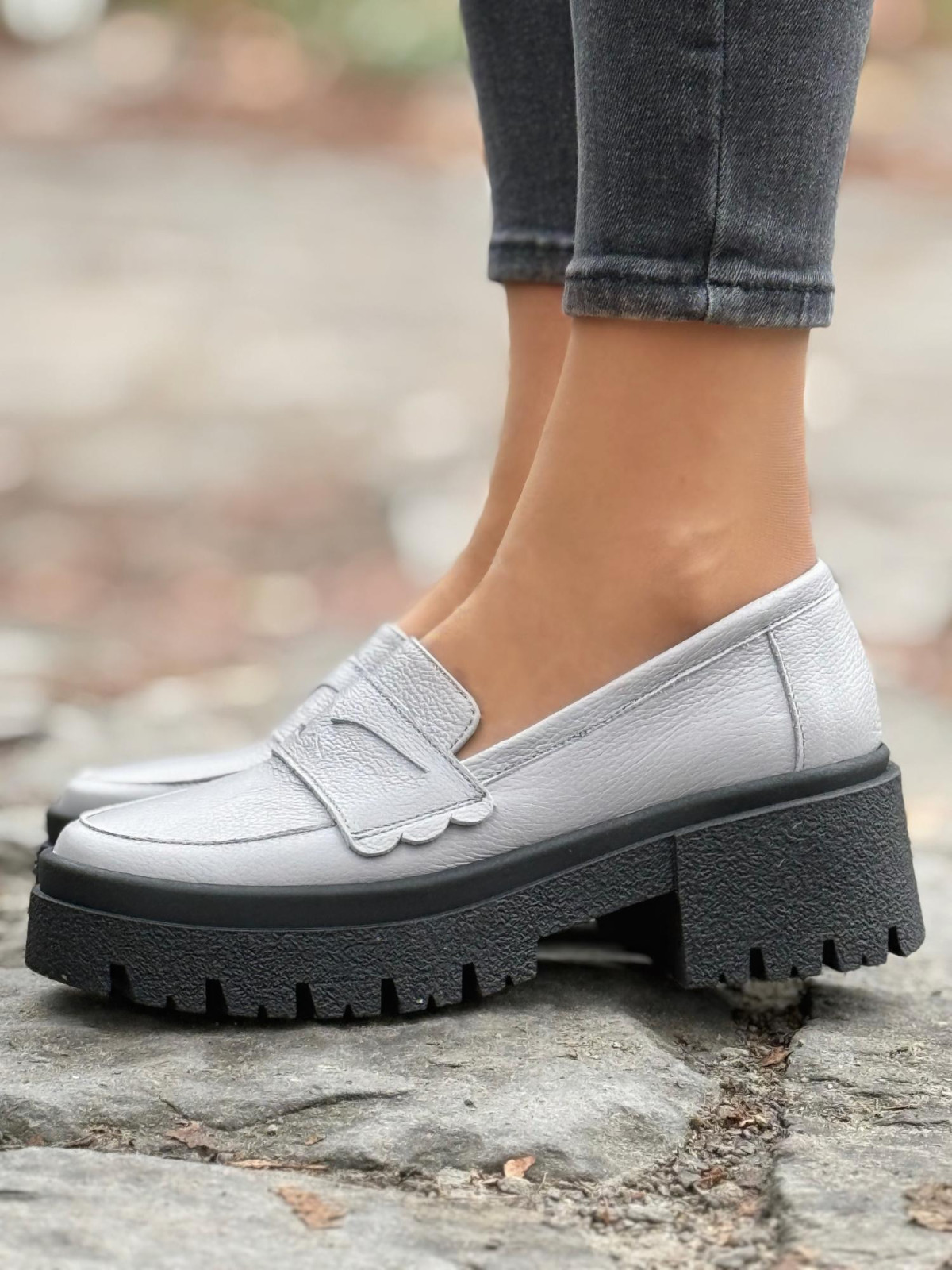 Mokasyny skórzane OLEKSY Polskiej produkcji