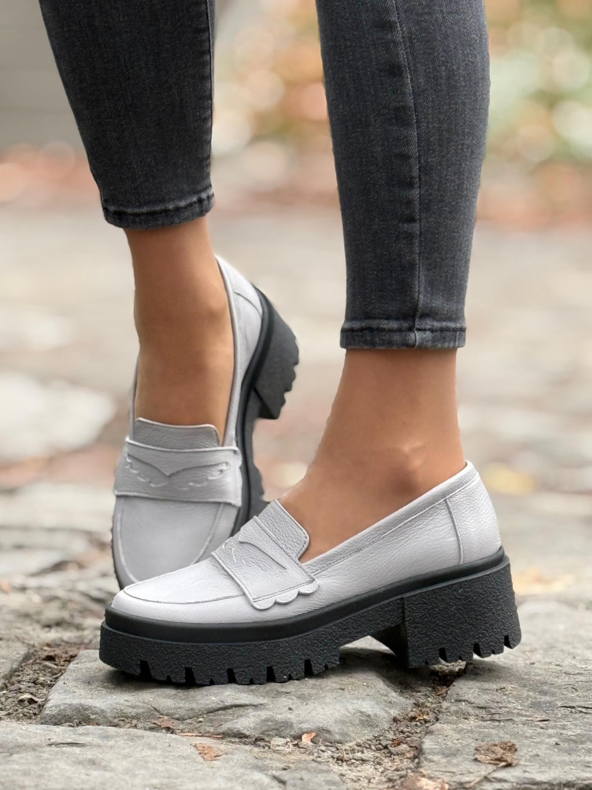 Mokasyny skórzane OLEKSY Polskiej produkcji