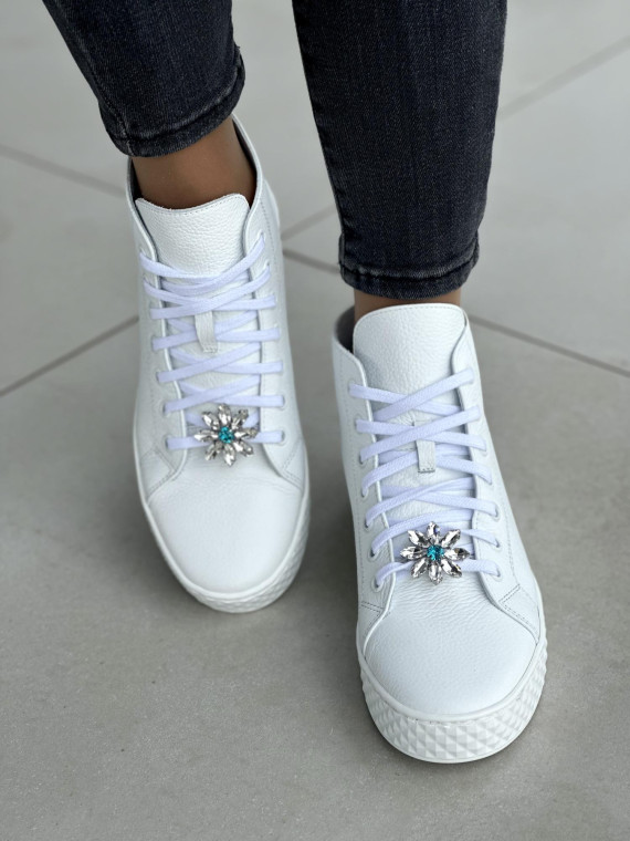 Damskie trampki skórzane OLEKSY Polskiej produkcji