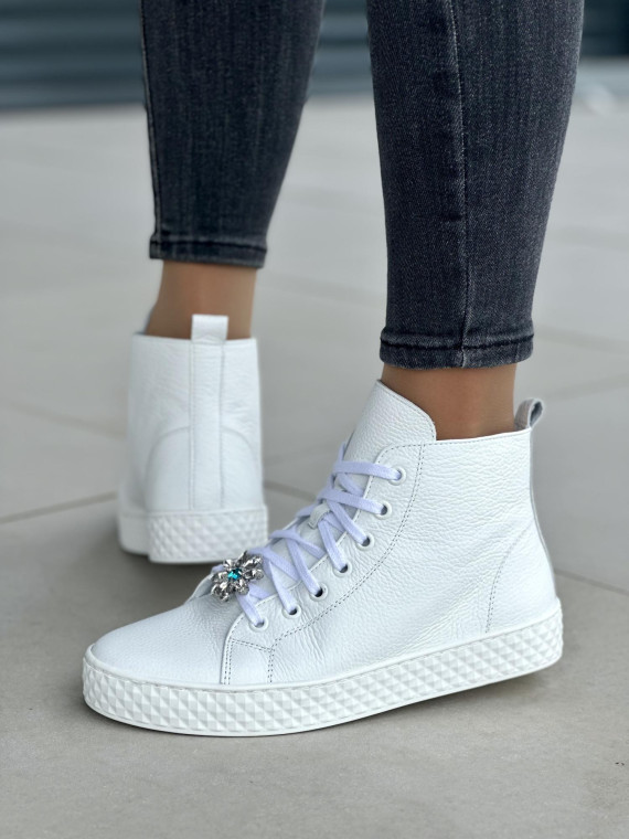 Damskie trampki skórzane OLEKSY Polskiej produkcji