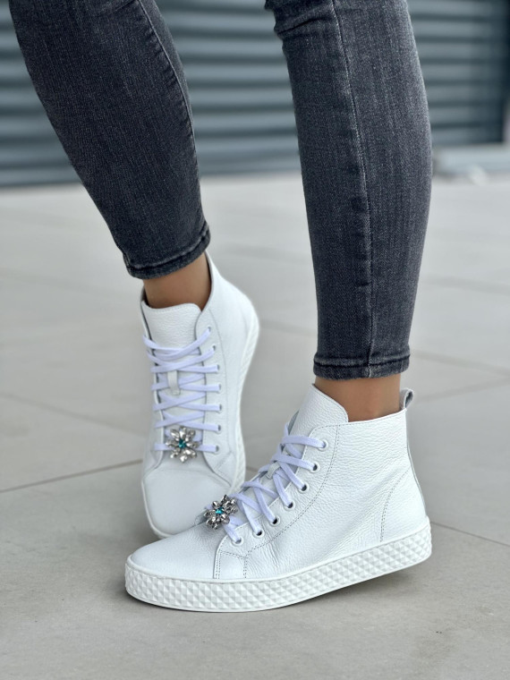 Damskie trampki skórzane OLEKSY Polskiej produkcji