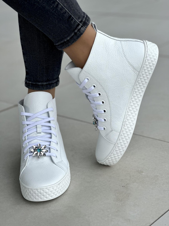 Damskie trampki skórzane OLEKSY Polskiej produkcji