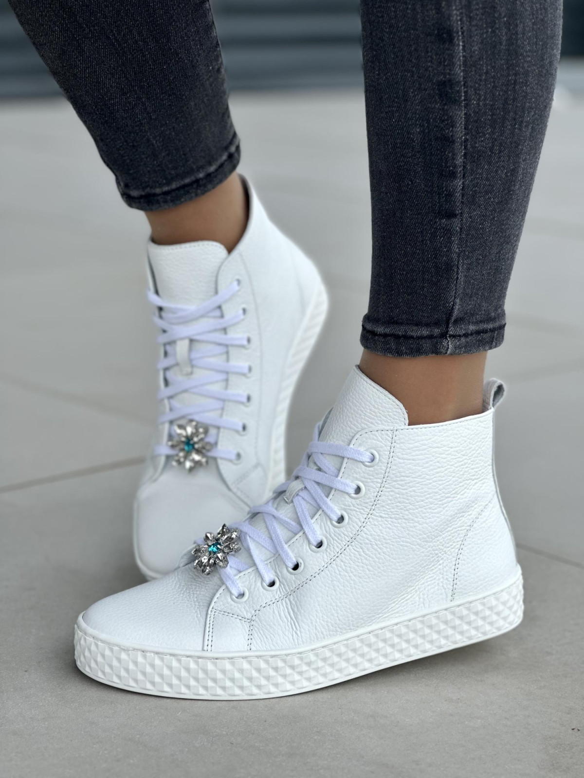 Damskie trampki skórzane OLEKSY Polskiej produkcji