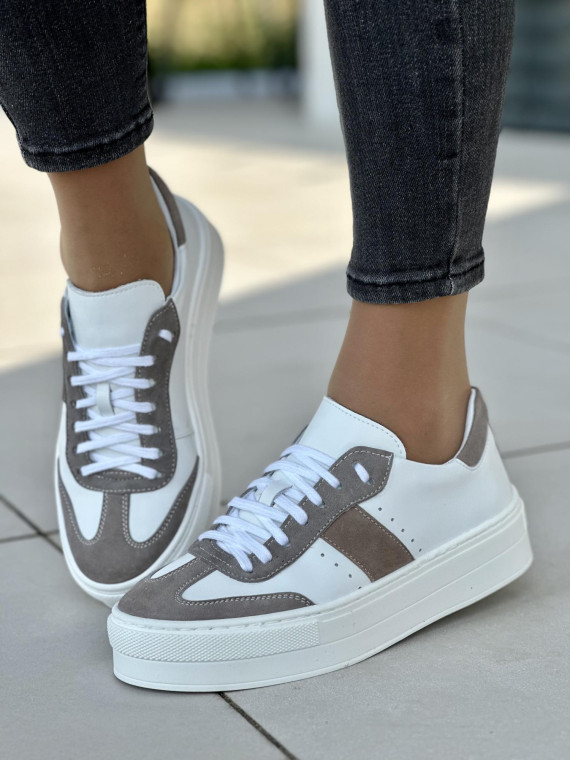 Damskie trampki skórzane OLEKSY polskiej produkcji