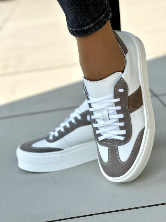 Damskie trampki skórzane OLEKSY polskiej produkcji