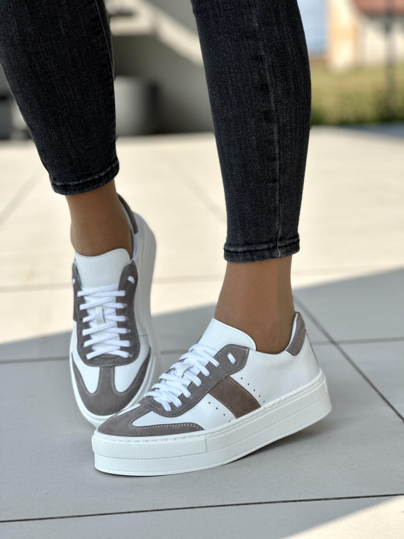 Damskie trampki skórzane OLEKSY polskiej produkcji