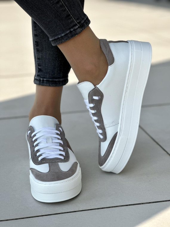 Damskie trampki skórzane OLEKSY polskiej produkcji