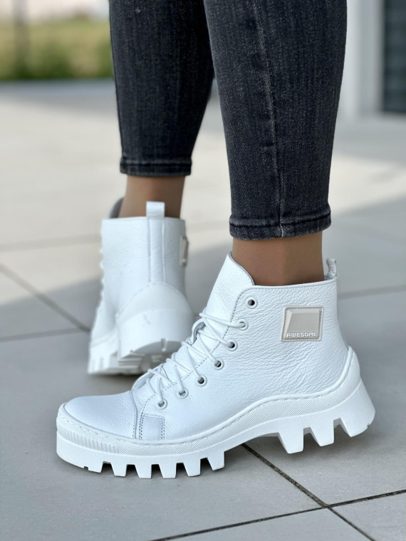 Damskie trapery skórzane OLEKSY Polskiej produkcji