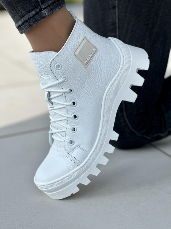 Damskie trapery skórzane OLEKSY Polskiej produkcji