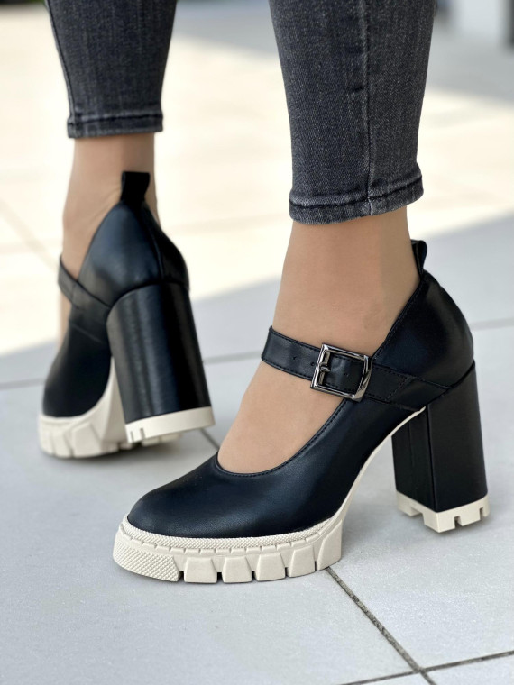 Eleganckie półbuty na obcasie OLEKSY Polskiej produkcji