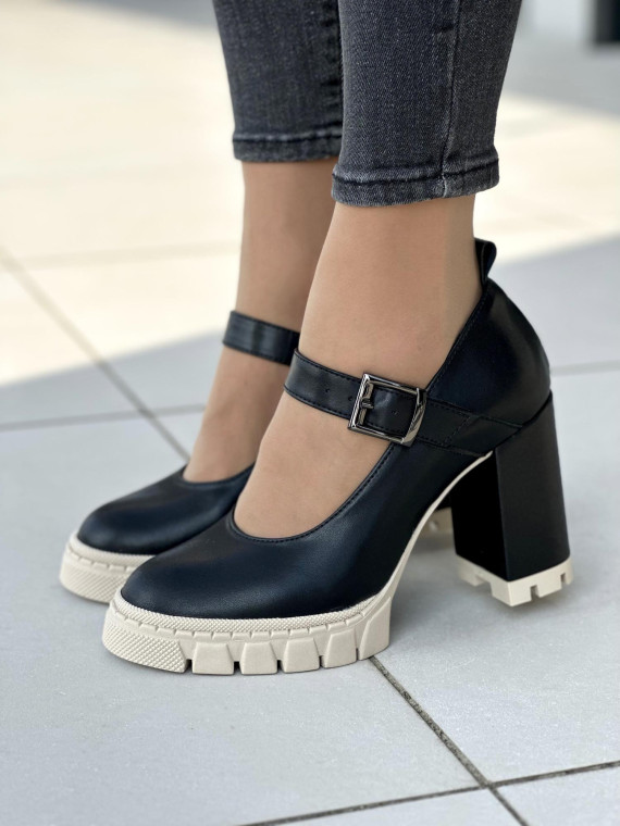 Eleganckie półbuty na obcasie OLEKSY Polskiej produkcji