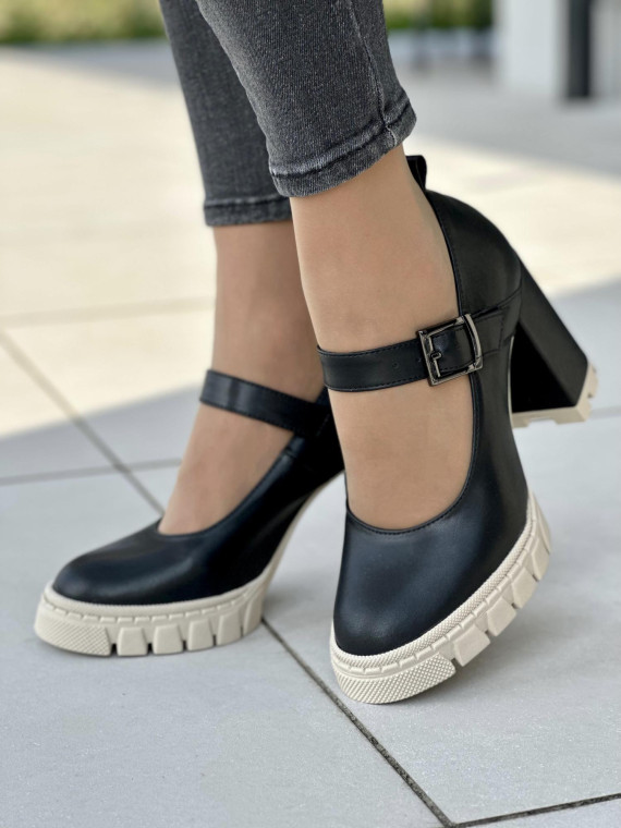 Eleganckie półbuty na obcasie OLEKSY Polskiej produkcji