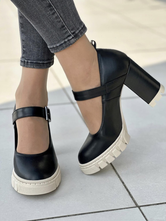 Eleganckie półbuty na obcasie OLEKSY Polskiej produkcji