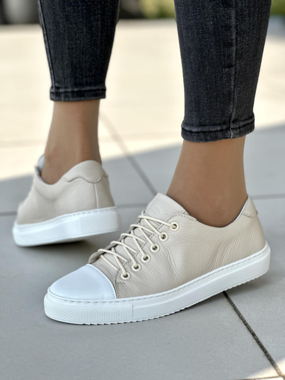 Damskie trampki skórzane OLEKSY polskiej produkcji