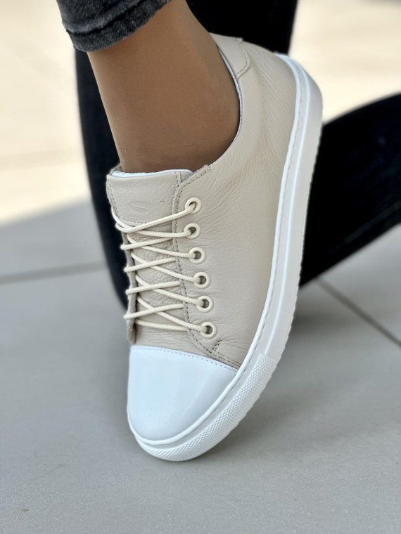 Damskie trampki skórzane OLEKSY polskiej produkcji