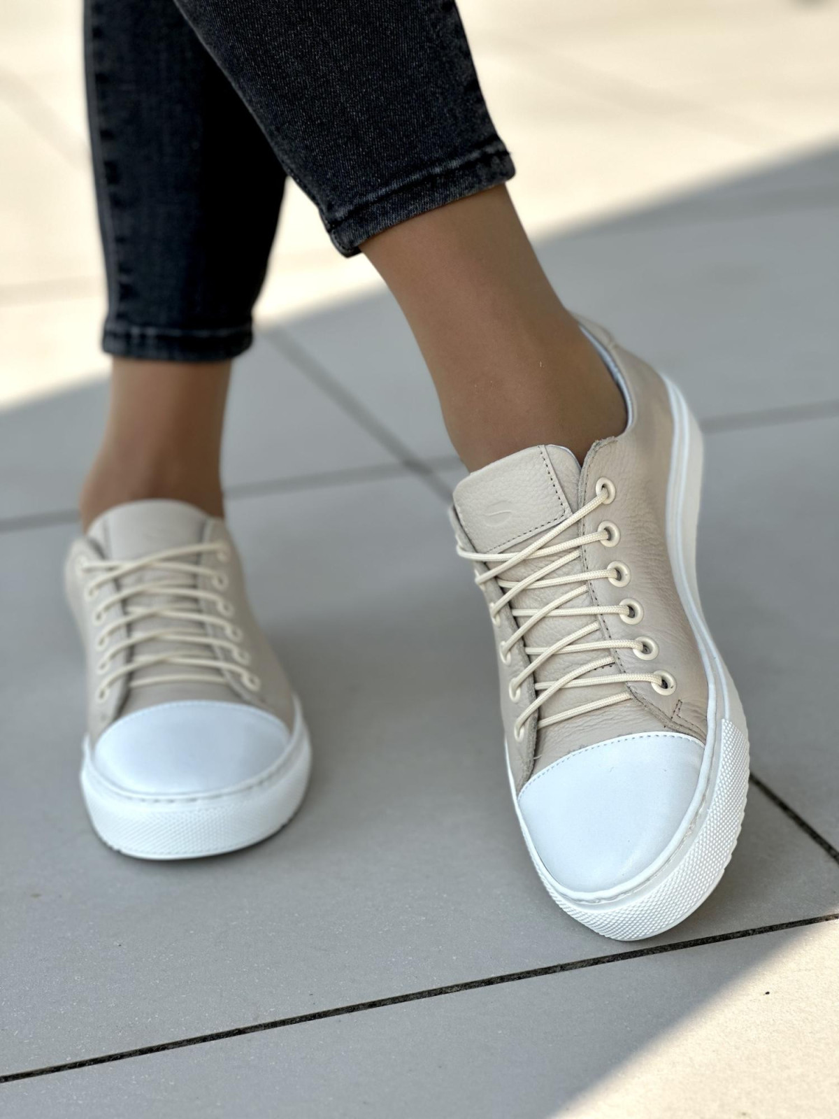 Damskie trampki skórzane OLEKSY polskiej produkcji