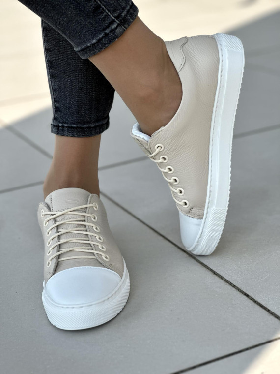 Damskie trampki skórzane OLEKSY polskiej produkcji