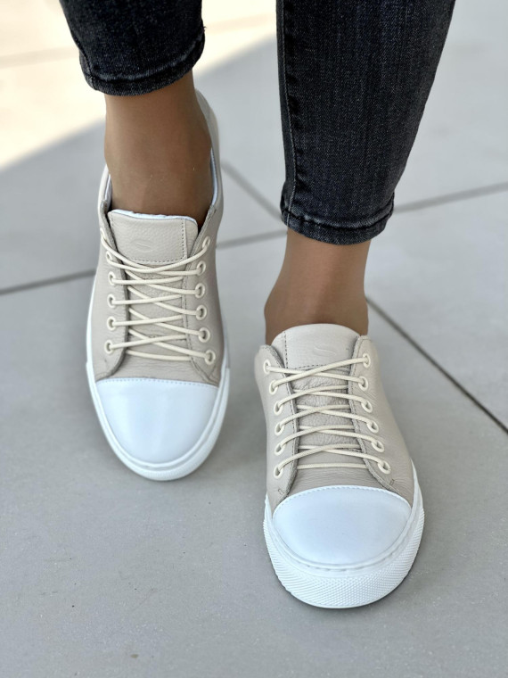 Damskie trampki skórzane OLEKSY polskiej produkcji