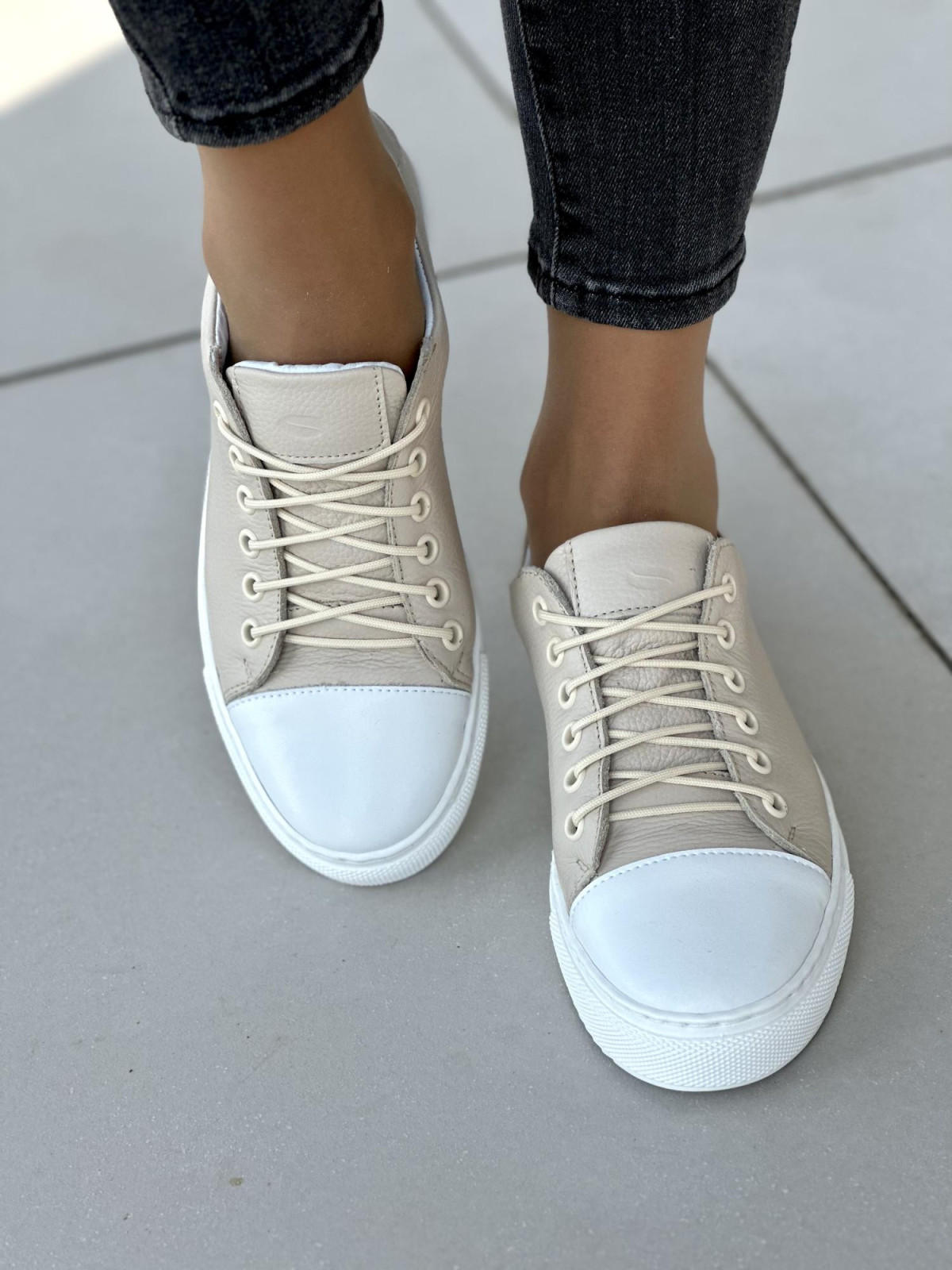 Damskie trampki skórzane OLEKSY polskiej produkcji