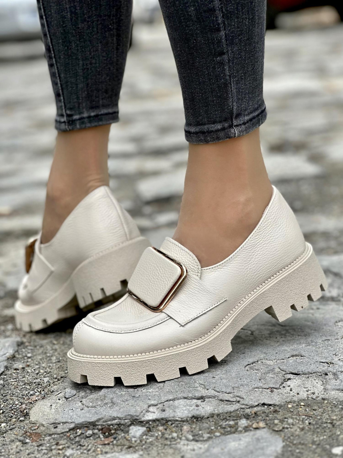 Mokasyny skórzane OLEKSY Polskiej produkcji