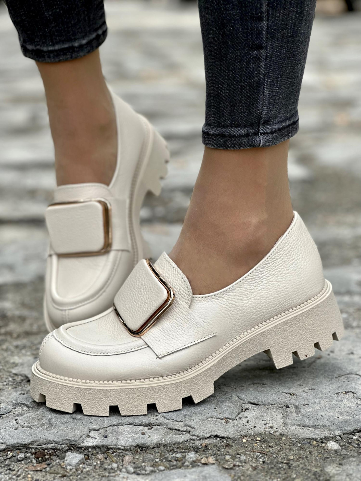 Mokasyny skórzane OLEKSY Polskiej produkcji