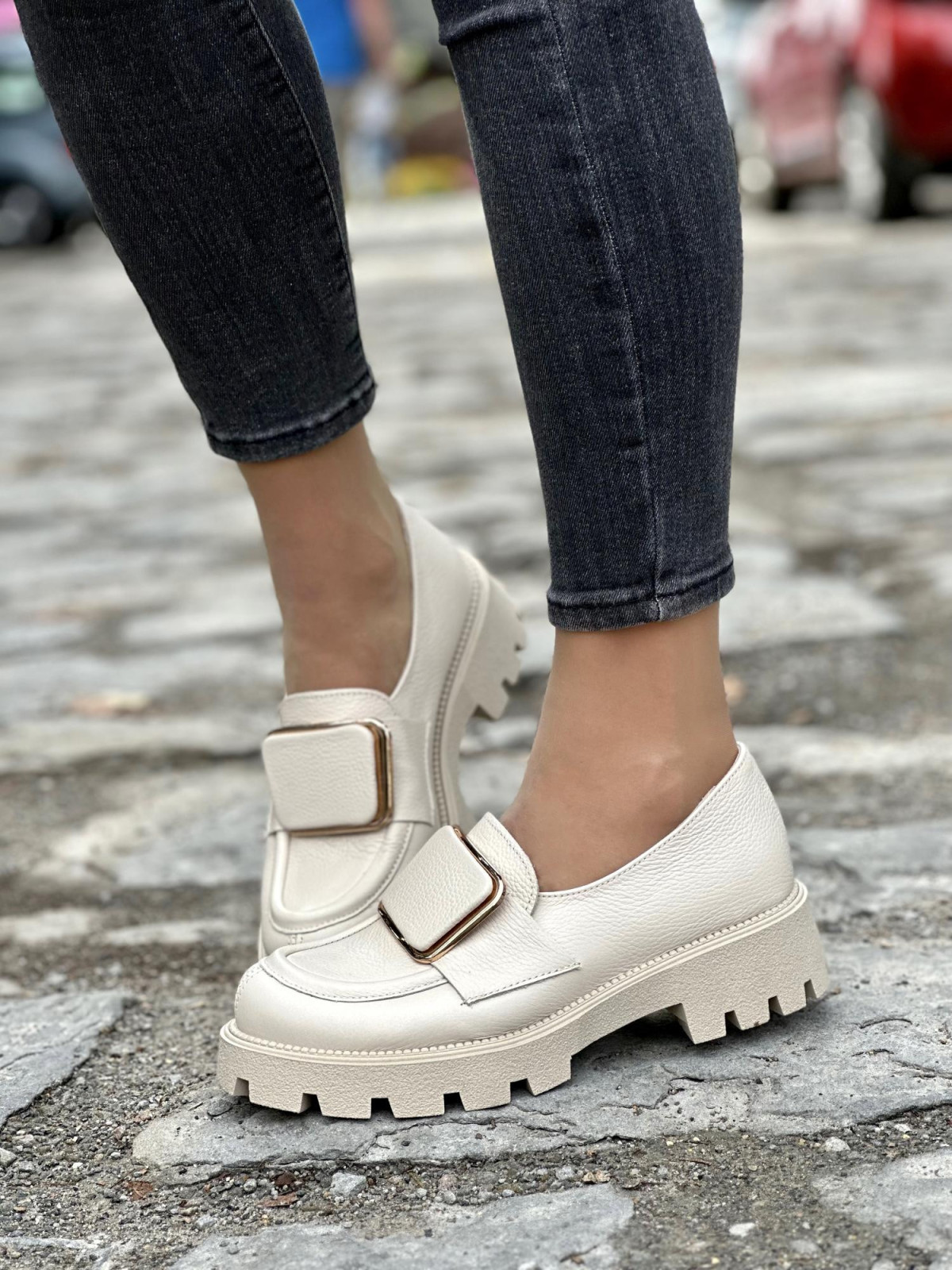 Mokasyny skórzane OLEKSY Polskiej produkcji