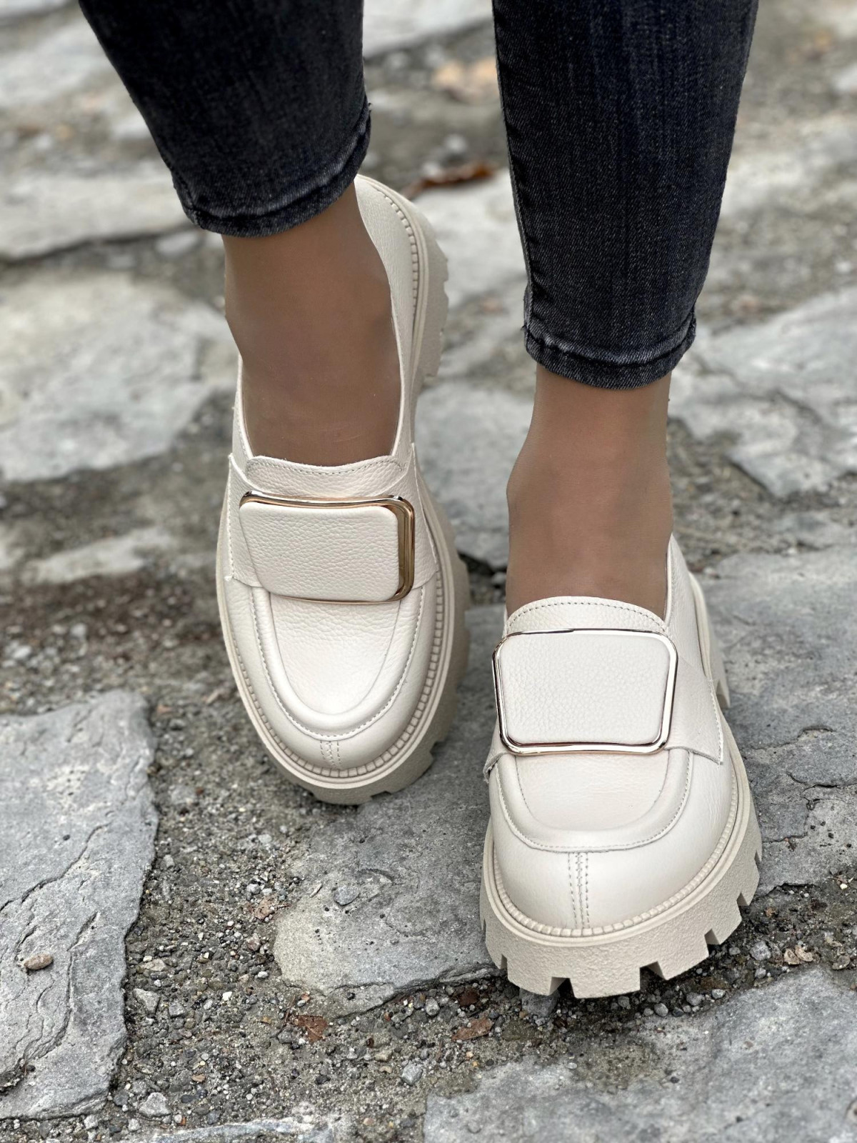 Mokasyny skórzane OLEKSY Polskiej produkcji