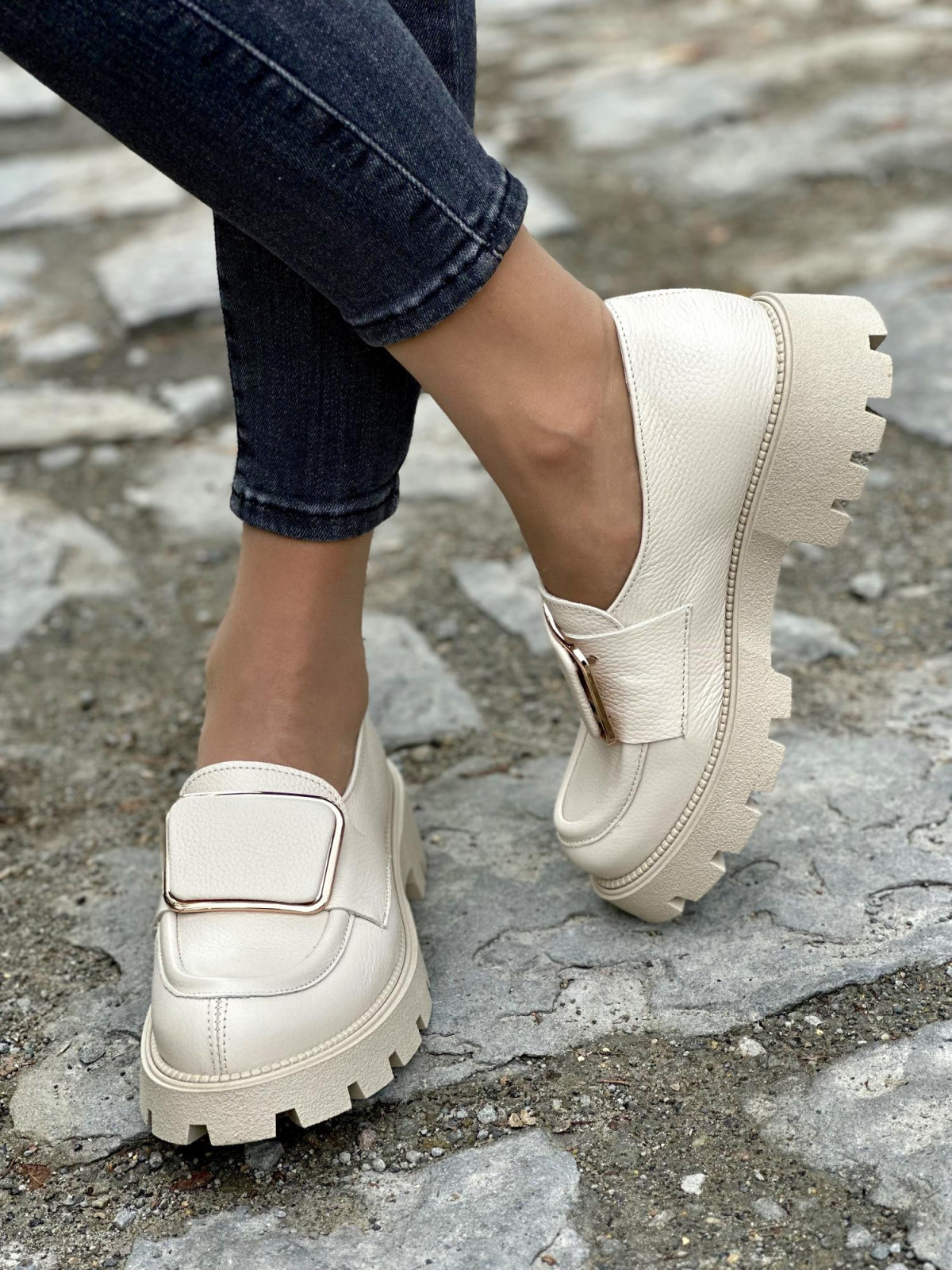 Mokasyny skórzane OLEKSY Polskiej produkcji