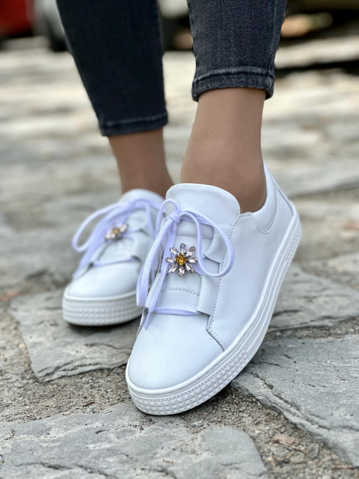 Eleganckie trampki skórzane OLEKSY Polskiej produkcji