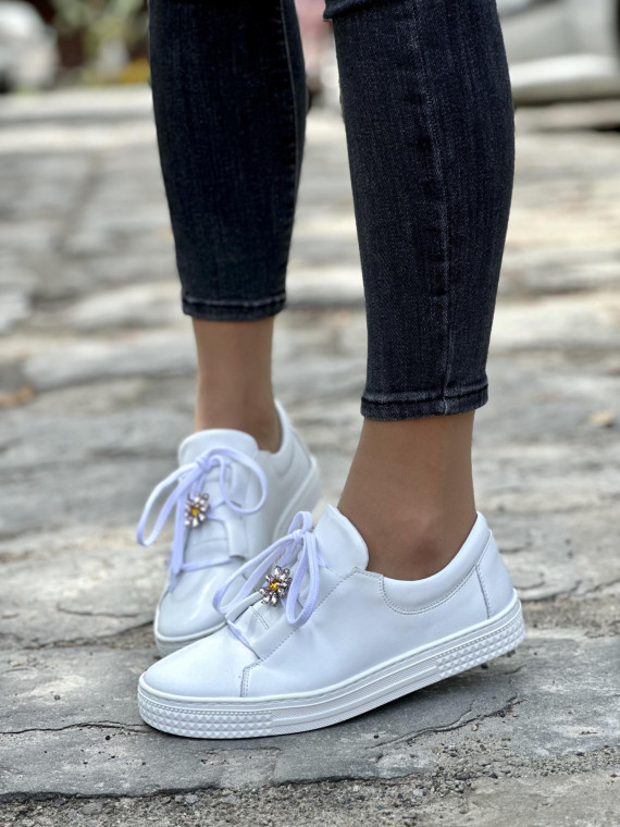 Eleganckie trampki skórzane OLEKSY Polskiej produkcji