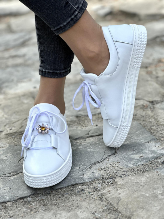 Eleganckie trampki skórzane OLEKSY Polskiej produkcji