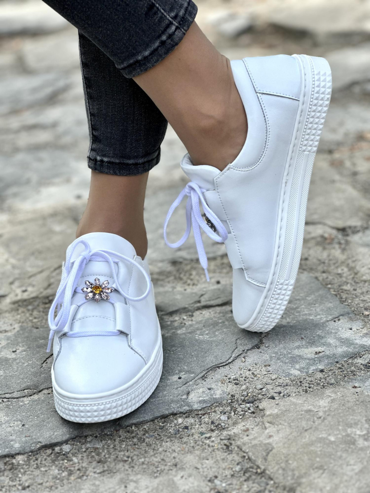 Eleganckie trampki skórzane OLEKSY Polskiej produkcji