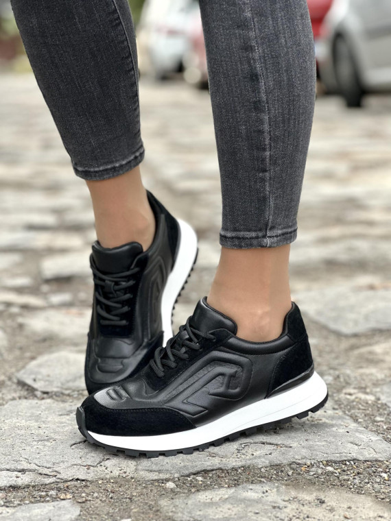 Damskie sneakersy skórzane