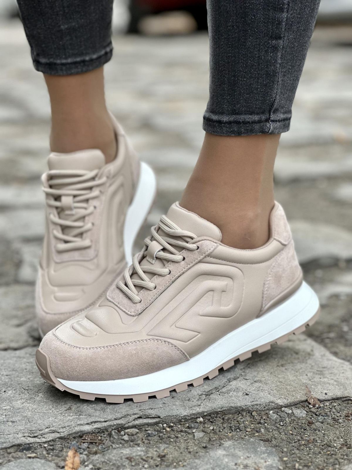 Sneakersy premium z naturalnej skóry