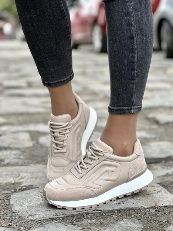 Sneakersy premium z naturalnej skóry