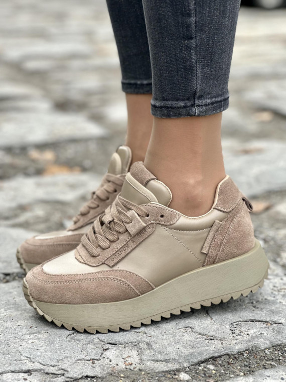 Damskie sneakersy skórzane