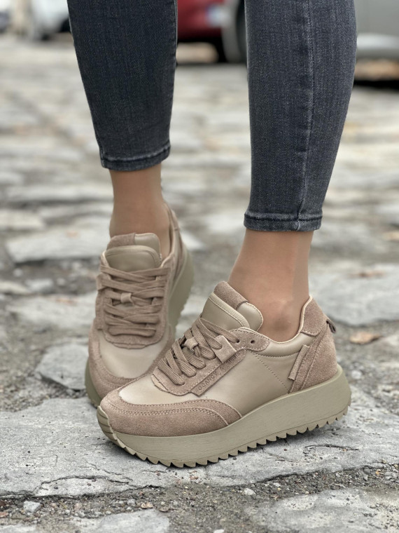 Damskie sneakersy skórzane