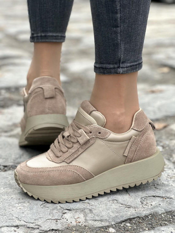 Damskie sneakersy skórzane