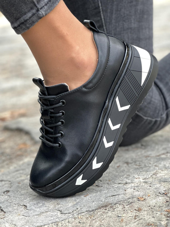 Nowoczesne sneakersy ze skóry naturalnej