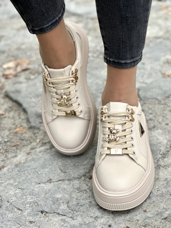 Nowoczesne sneakersy z najwyższej jakości skóry naturalnej