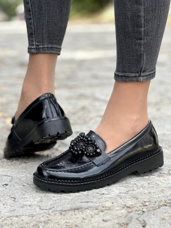 Eleganckie Mokasyny ze Skóry Naturalnej