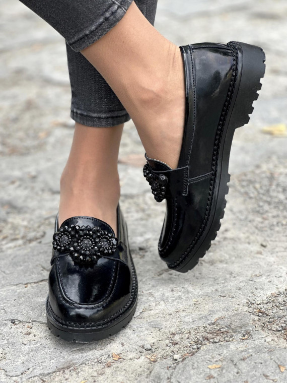 Eleganckie Mokasyny ze Skóry Naturalnej