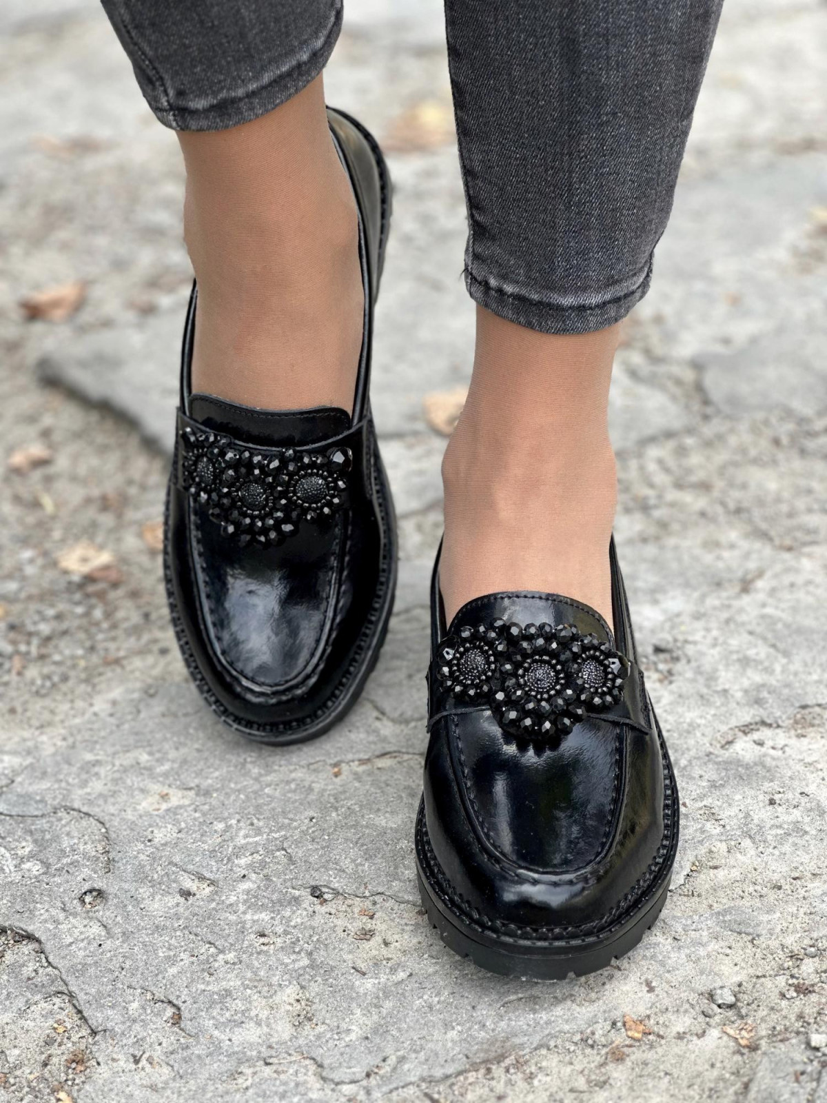 Eleganckie Mokasyny ze Skóry Naturalnej