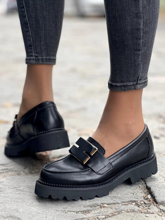 Eleganckie mokasyny ze skóry naturalnej